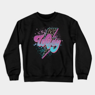 Wifey Lightning Crewneck Sweatshirt